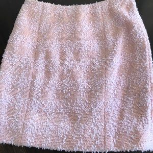 Pink Chanel tweed skirt
